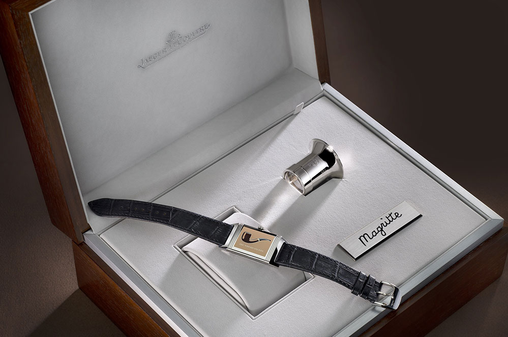 As well as paying homage to René Magritte, Jaeger-LeCoultre is celebrating the 85th anniversary of the Reverso watch